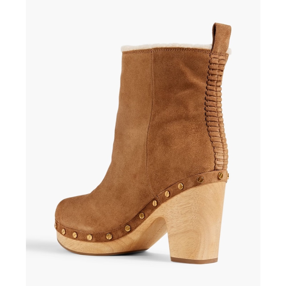 VERONICA BEARD
Daxi shearling ankle boots women size 5 Color: Camel